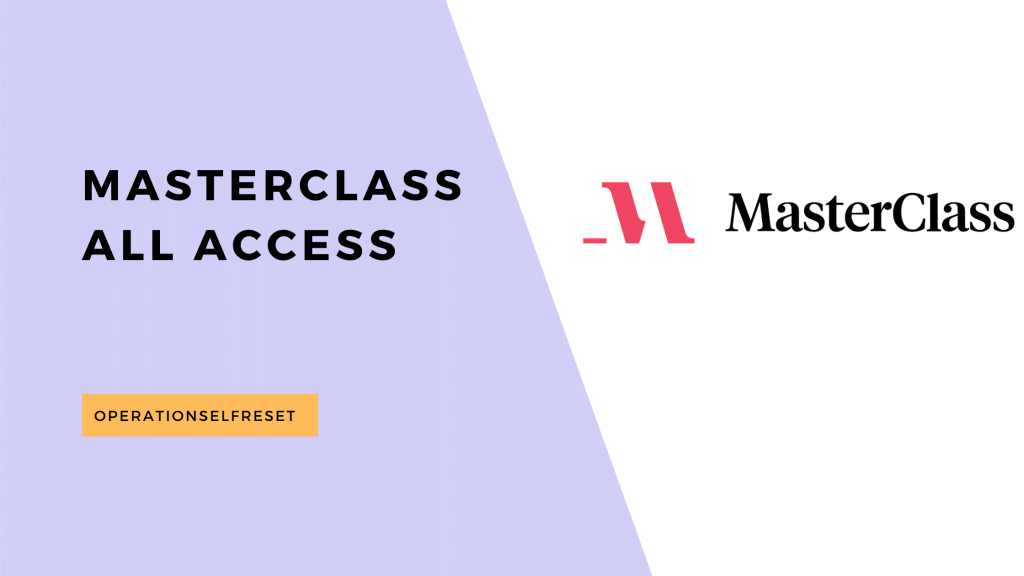 MasterClass All Access - OperationSelfReset