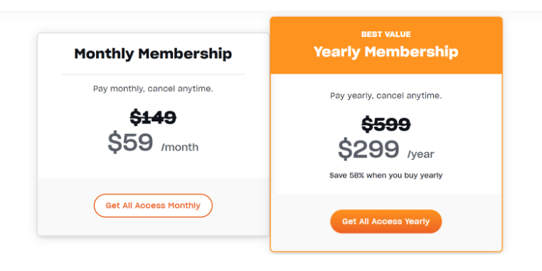 Mindvalley - Pricing