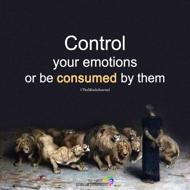 Better Control Over Your Emotions 