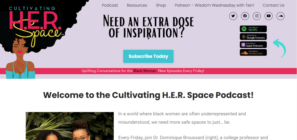 Cultivating H.E.R. Space By Dr. Dominique Broussard & Terri Lomax 