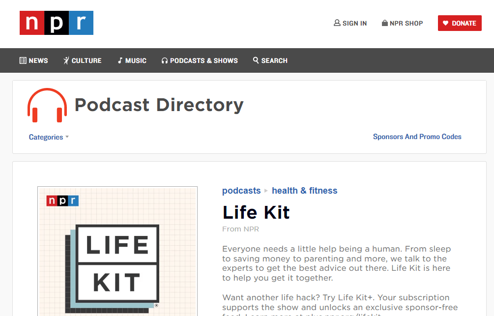 Life Kit By NPR