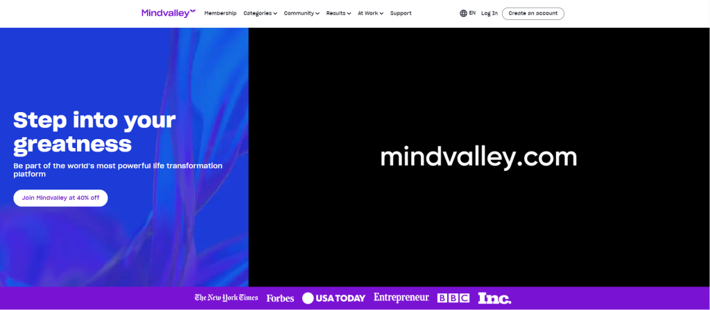 Mindvalley Discount - Overview