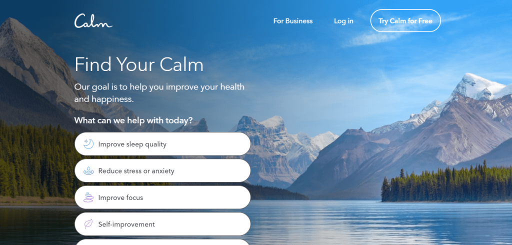 Calm Meditation App 