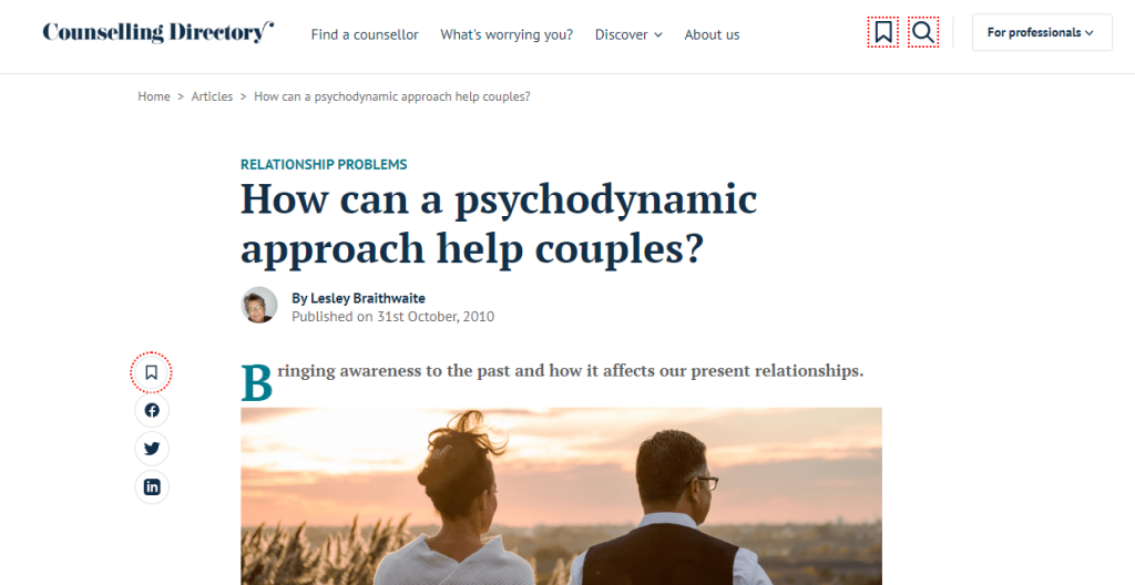 Psychodynamic Couples Therapy 