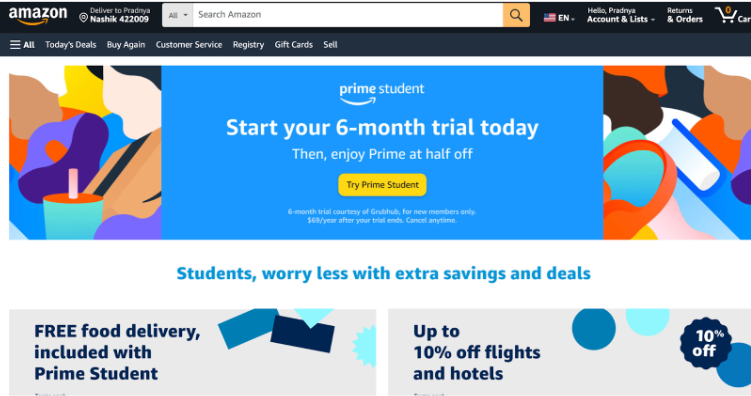 Amazon Prime Student
