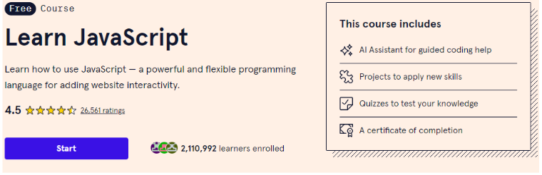 Learn JavaScript
