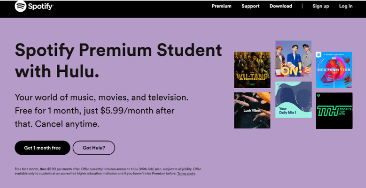 Spotify Premium for Students