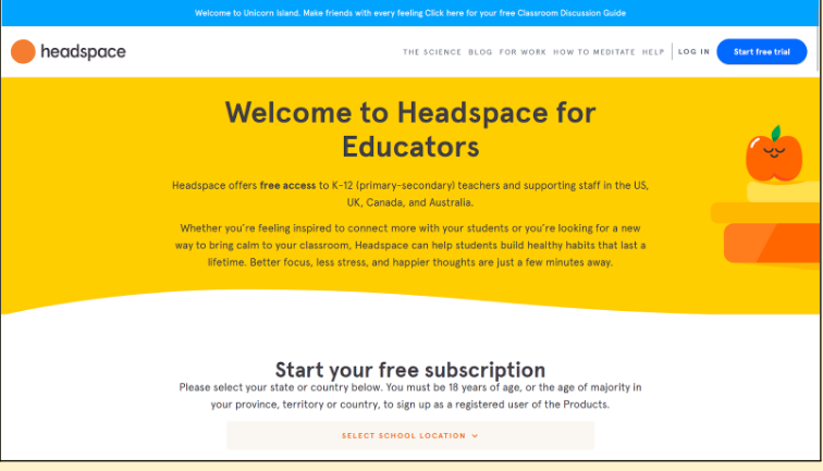 Headspace Educator Plans